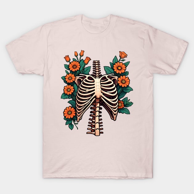 Rib Cage in Art T-Shirt by Orange-C